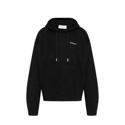 Off-White Baumwoll-Sweatshirt in Schwarz