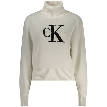 Calvin Klein Bianco Cotton Womens Sweater