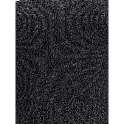 Prada Gray Fleece Wool Top