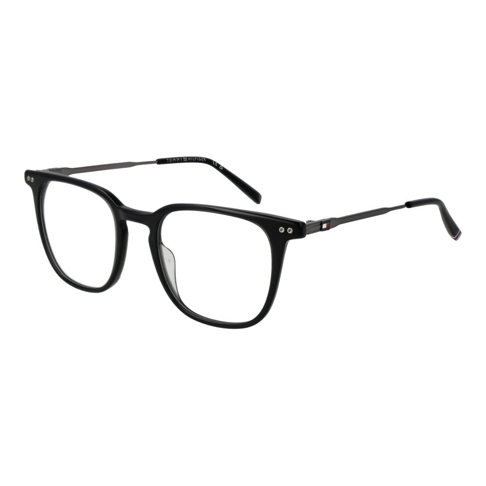 Tommy Hilfiger Schwarze Acetat-Brille (Gestell)