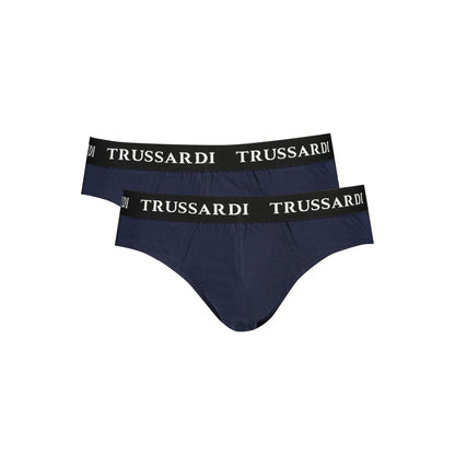 Trussardi Blue Cotton Men's Underwear