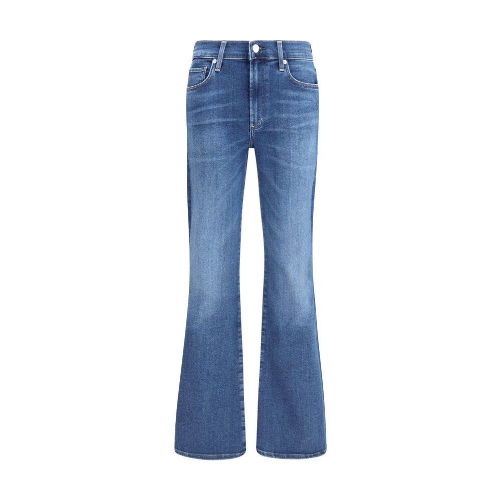 Citizens of Humanity Blue Cotton Flared Jeans