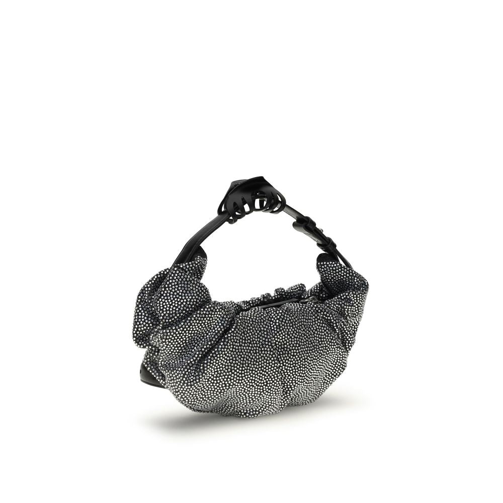 Diesel Silberne Baumwoll-Umhängetasche