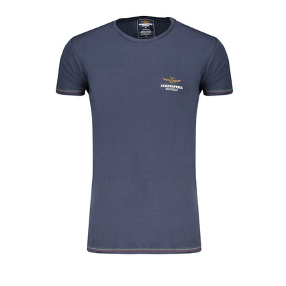 Aeronautica Militare Blue Cotton Men's Underwear T-Shirt