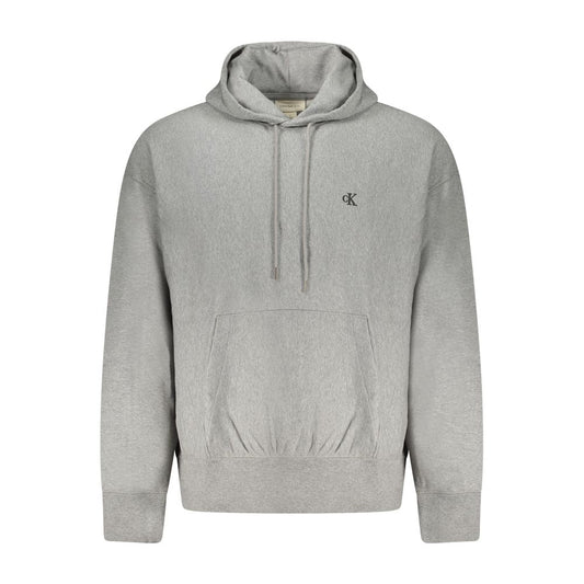 Calvin Klein Gray Cotton Men Sweatshirt