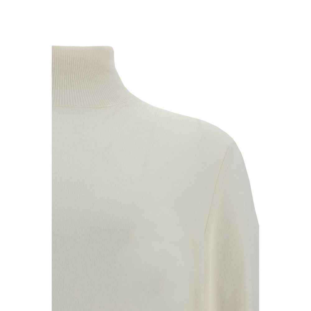 Brunello Cucinelli White Cashmere Cashmere Sweater