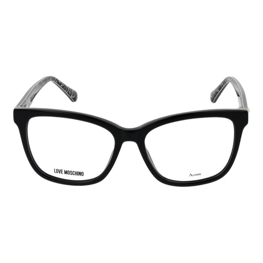 Love Moschino Schwarze Acetat-Brille (Gestell)
