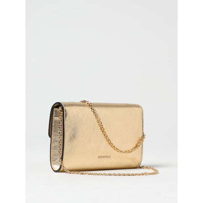 Coccinelle Gold Leather Shoulder Bag