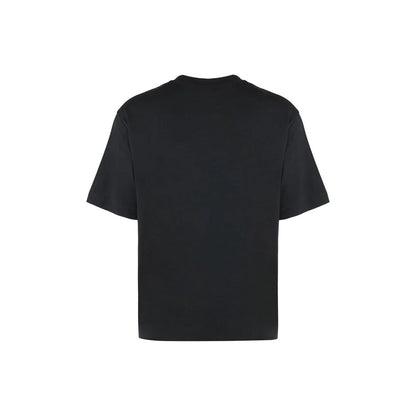 Off-White Schwarzes Baumwoll-T-Shirt