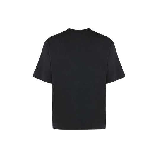 Off-White Schwarzes Baumwoll-T-Shirt