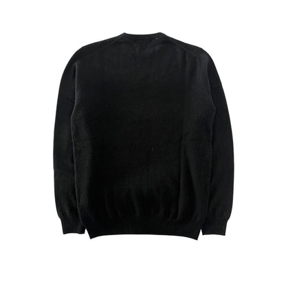 Baldinini Trend Black Cashmere Men Sweater