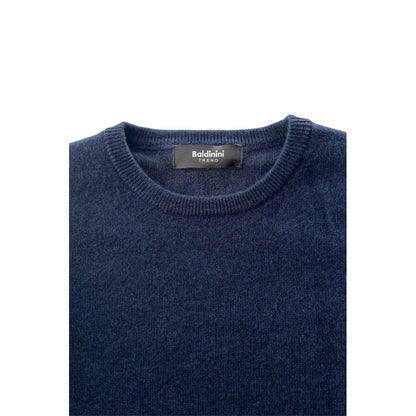 Baldinini Trend Blue Cashmere Men Sweater