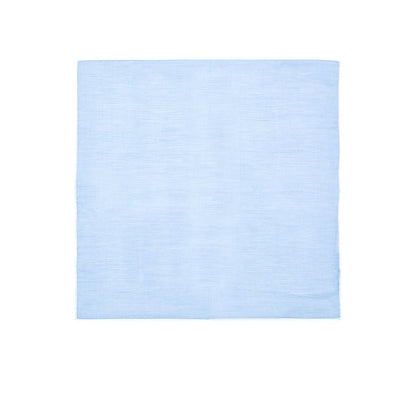 Tom Ford Blue Cotton Pocket Square