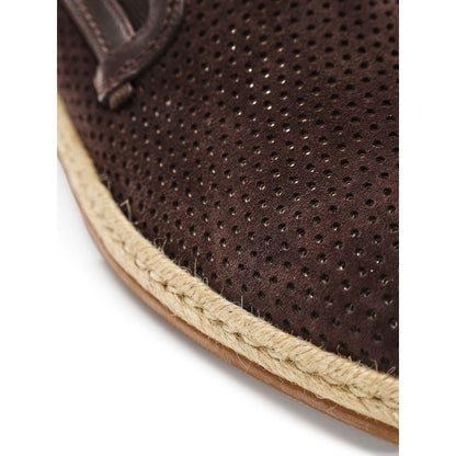 Dolce & Gabbana Brown Suede Leather Espadrilles