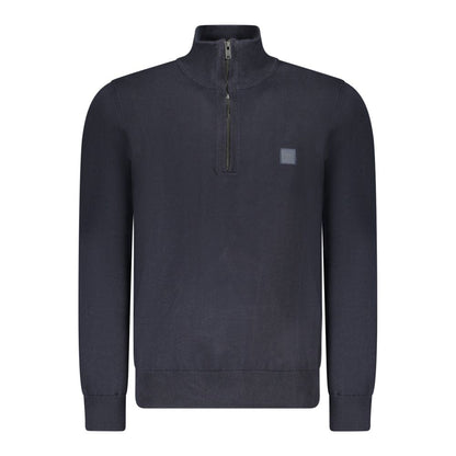Hugo Boss Blauer Baumwollpullover für Herren
