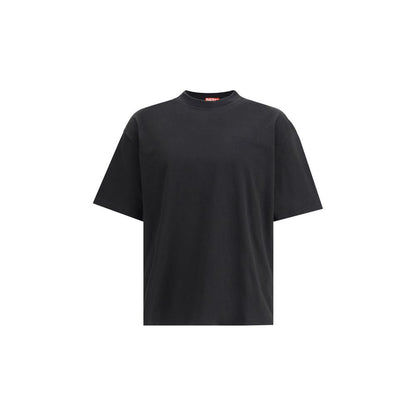 Diesel Baumwoll-T-Shirt in Schwarz