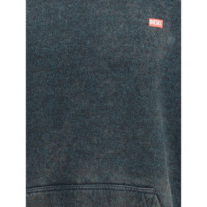 Diesel Schwarzer Polyester-Sweatshirt