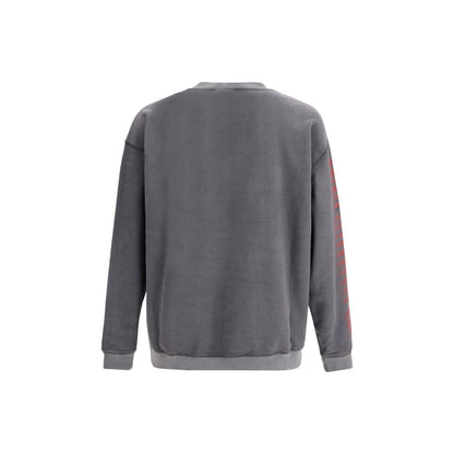 Diesel Graues Baumwoll-Sweatshirt