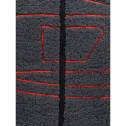 Diesel Schwarzer Polyester-Sweatshirt