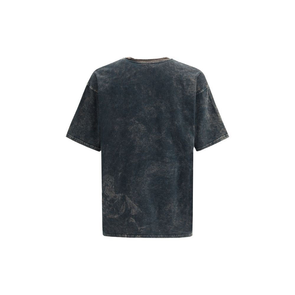 Diesel Schwarzes Baumwoll-T-Shirt