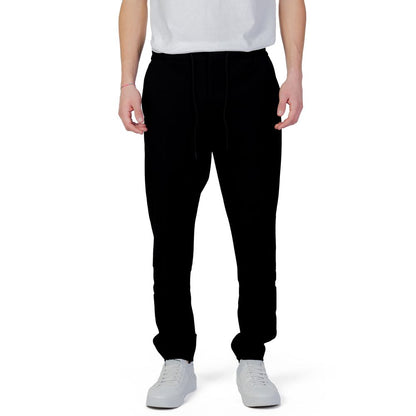 Hugo Boss Schwarze Polyester-Freizeithose