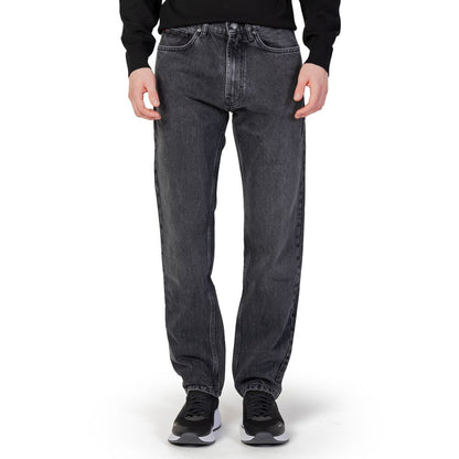 Hugo Boss Schwarze Baumwoll-Jeans mit lockerer Passform