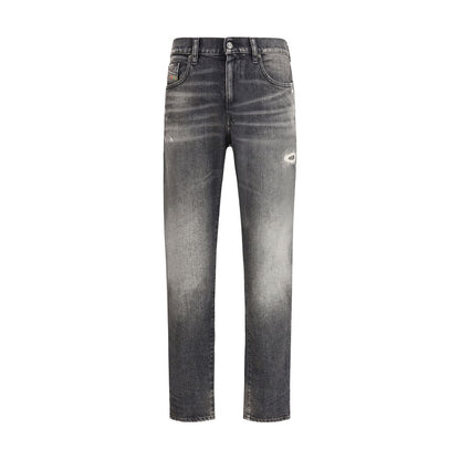 Diesel Graue Baumwoll-Jeans mit Relaxed Fit