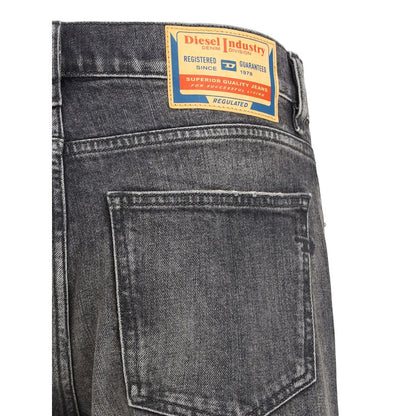 Diesel Graue Baumwoll-Jeans mit Relaxed Fit