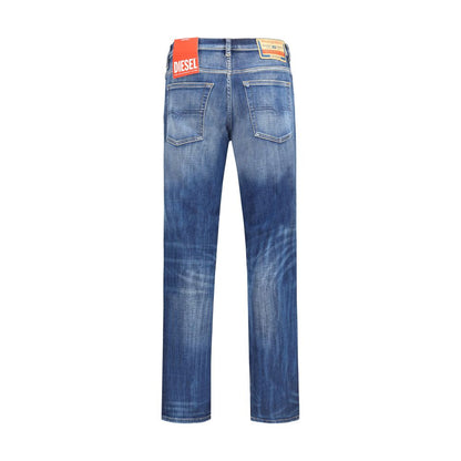 Diesel Blaue Slim-Fit-Jeans aus Baumwolle