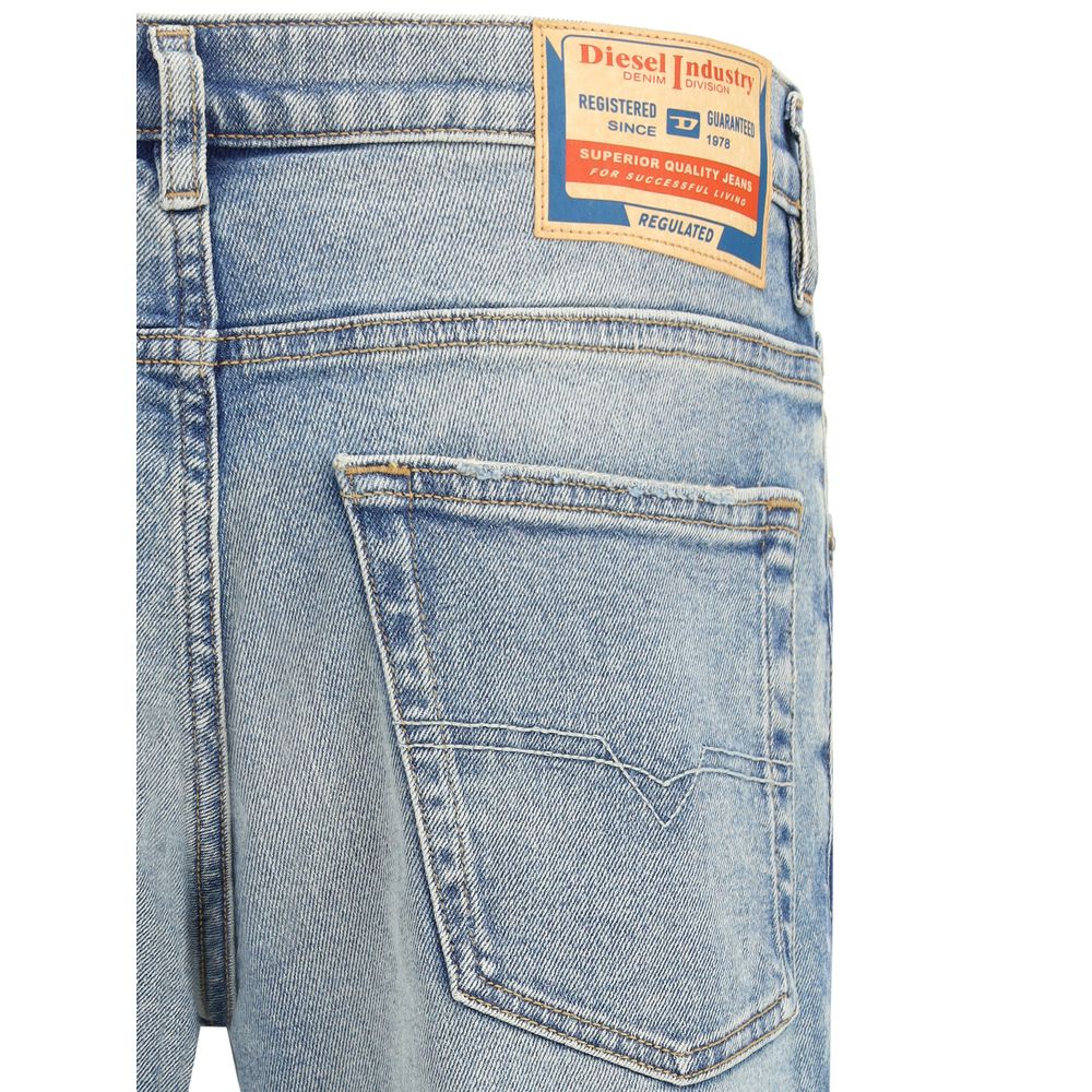Diesel Blaues Baumwoll-Jeans mit schmal zulaufendem Bein