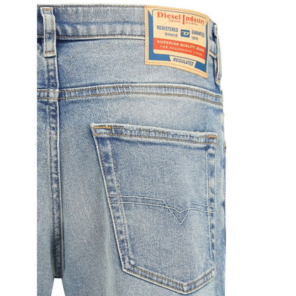 Diesel Blaues Baumwoll-Jeans mit schmal zulaufendem Bein
