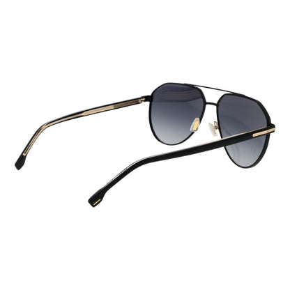 Hugo Boss Goldene Sonnenbrille aus Acetat & Metall
