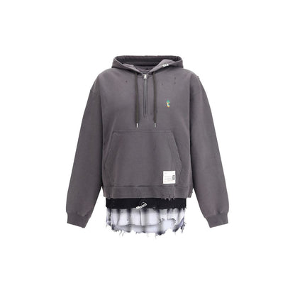 Maison Mihara Yasuhiro Bicolor Cotton Sweatshirt