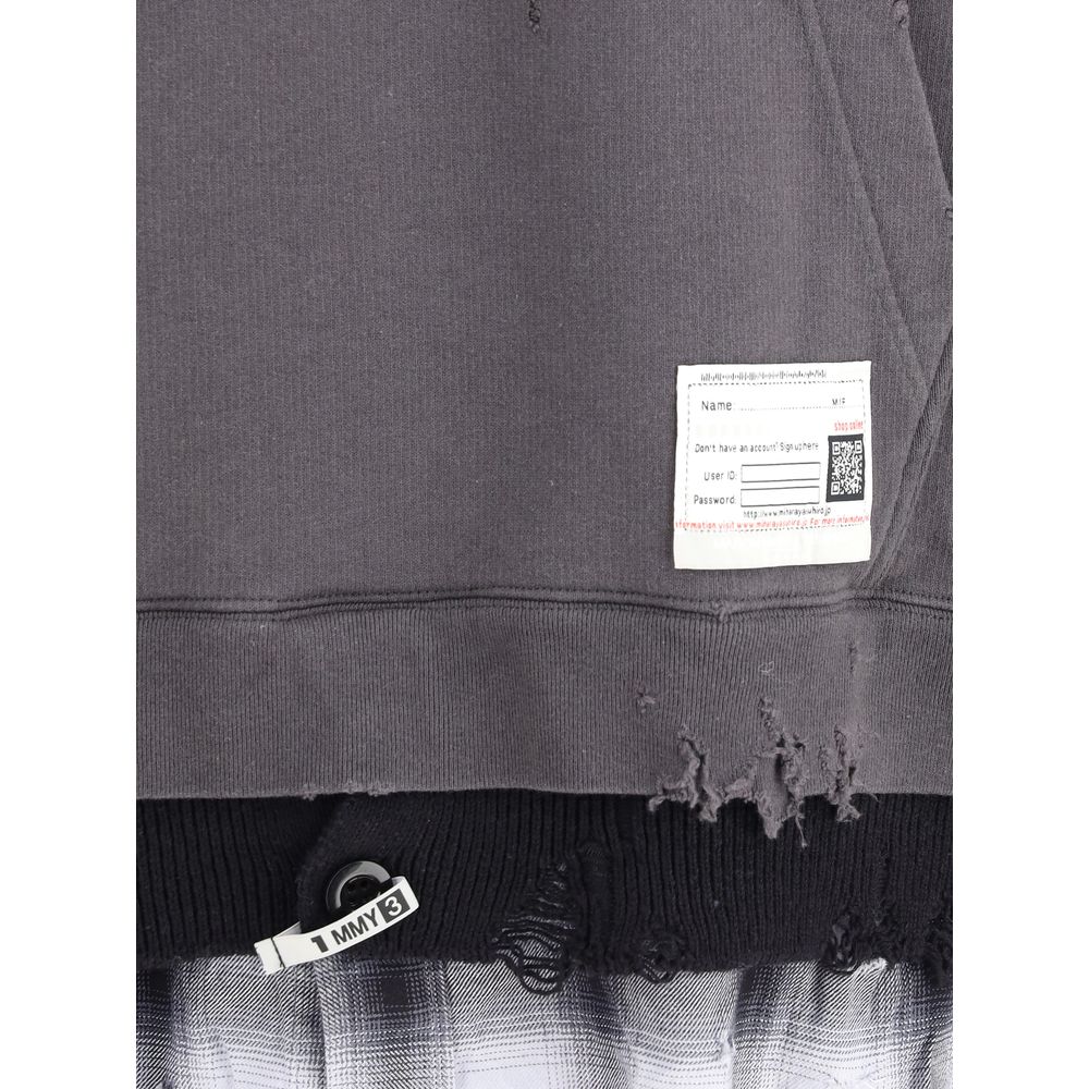 Maison Mihara Yasuhiro Bicolor Cotton Sweatshirt