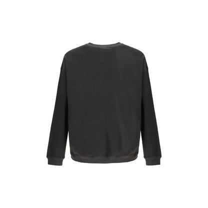 Diesel Schwarzer Baumwoll-Sweatshirt