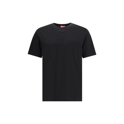 Diesel Schwarzes Baumwoll-T-Shirt