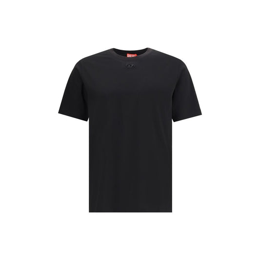 Diesel Schwarzes Baumwoll-T-Shirt