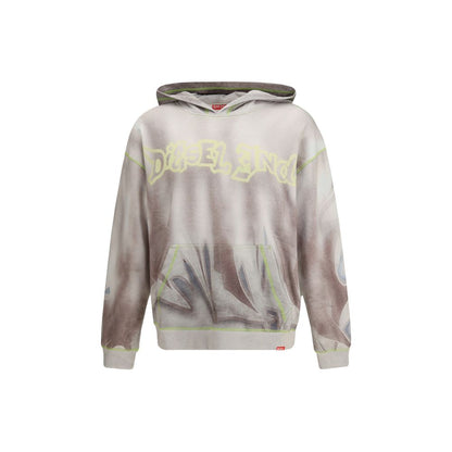 Diesel Graues Baumwoll-Sweatshirt