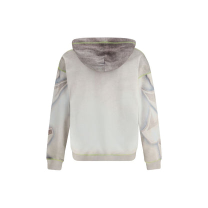 Diesel Graues Baumwoll-Sweatshirt