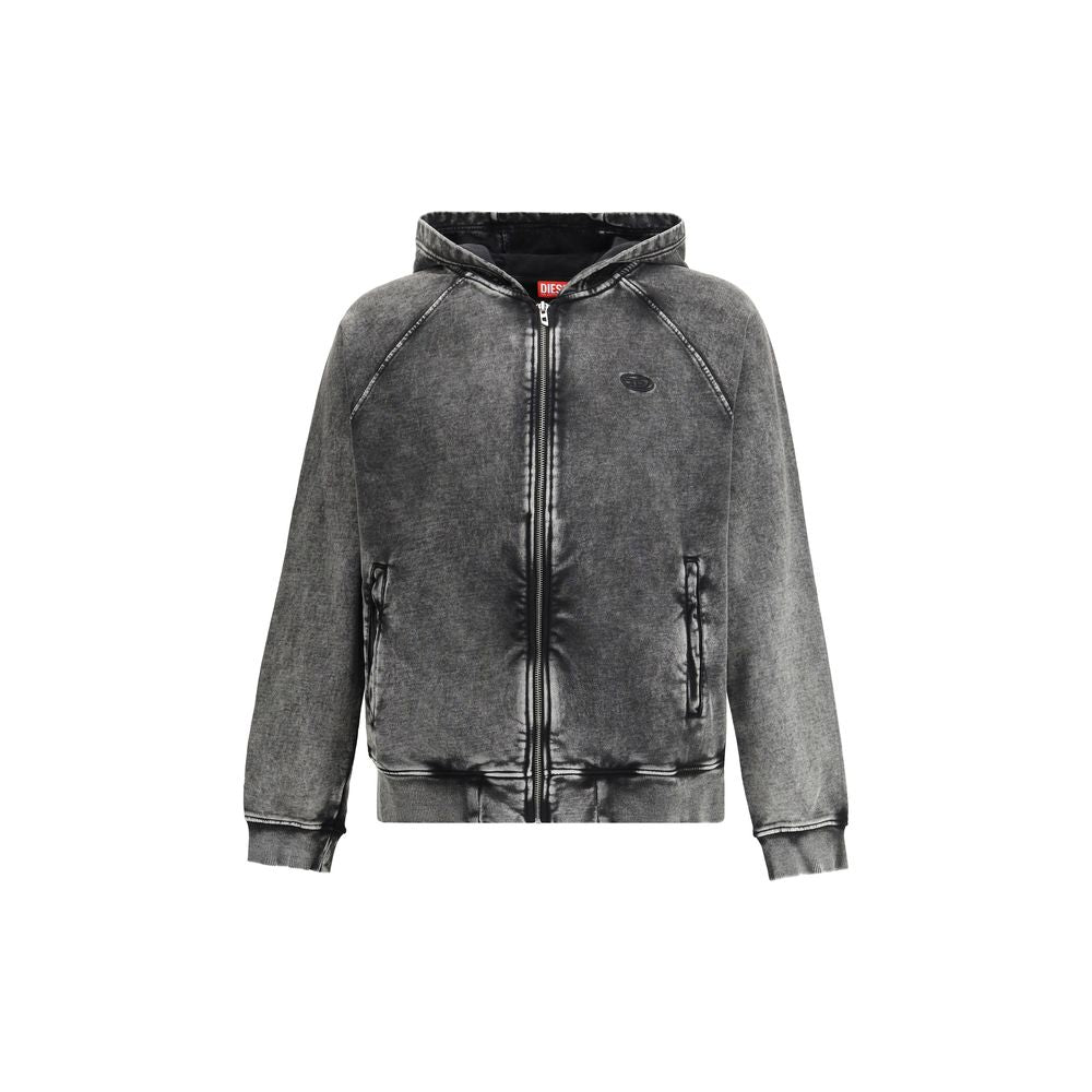 Diesel Graues Stoff-Sweatshirt