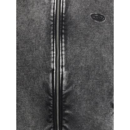 Diesel Graues Stoff-Sweatshirt