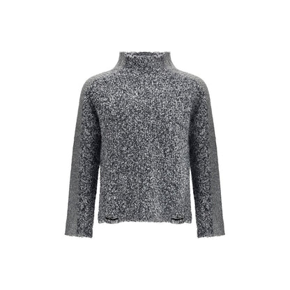 Diesel Grauer Wollpullover