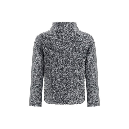 Diesel Grauer Wollpullover