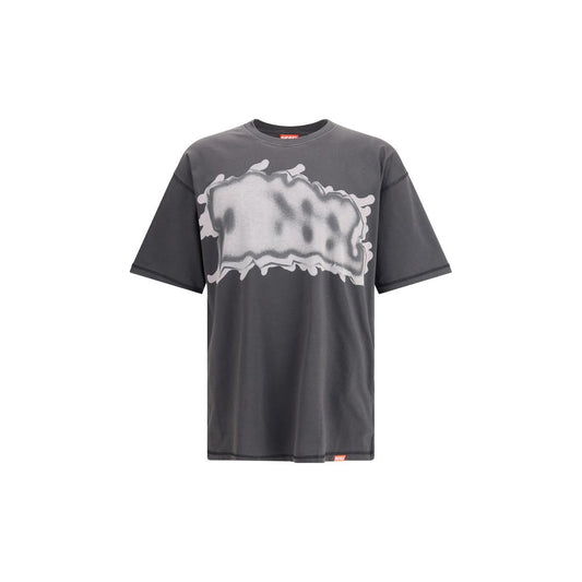 Diesel Graues Baumwoll-Sportshirt