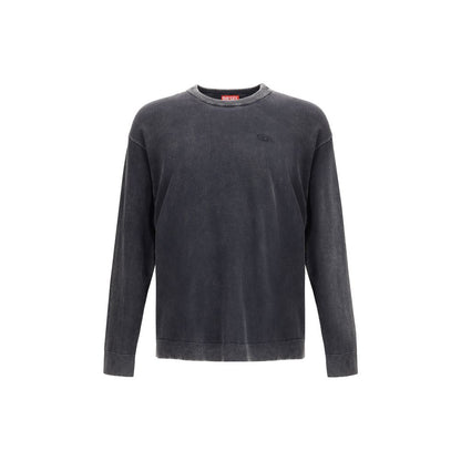 Diesel Graues Baumwoll-Sweatshirt