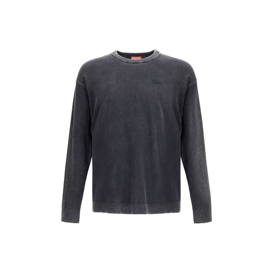 Diesel Graues Baumwoll-Sweatshirt