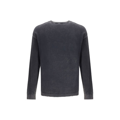 Diesel Graues Baumwoll-Sweatshirt