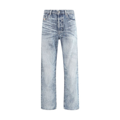 Diesel Hellblaue Baumwolljeans mit Relaxed Fit