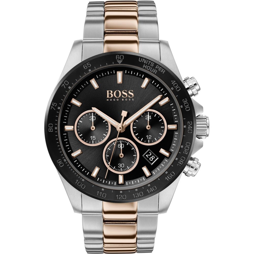 Hugo Boss Graue Edelstahl-Dress-Watch