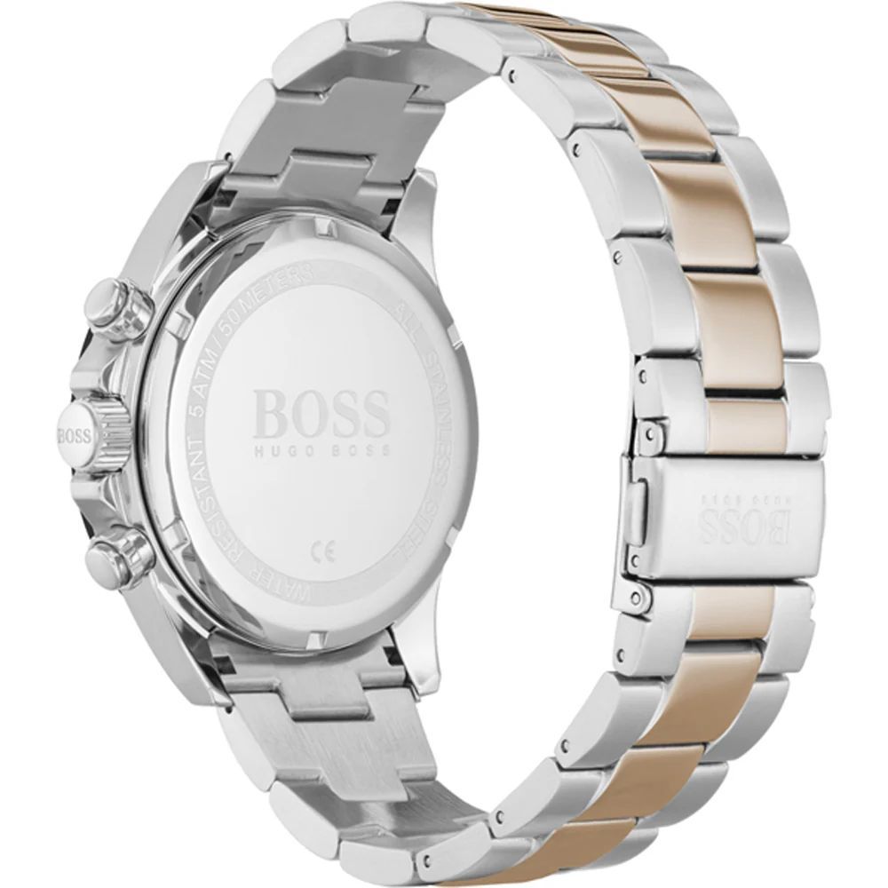Hugo Boss Graue Edelstahl-Dress-Watch